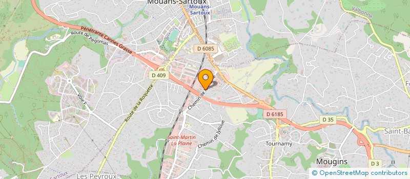 localisation de l'entreprise EURO CONCEPT INTERNATIONAL à MOUGINS