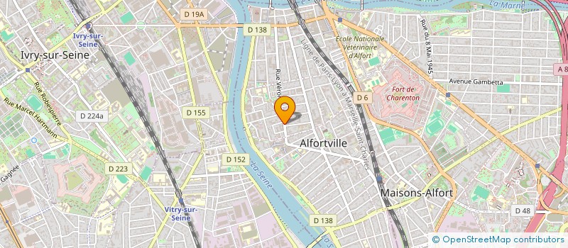 localisation de l'entreprise EURO CONCEPT STORE à ALFORTVILLE