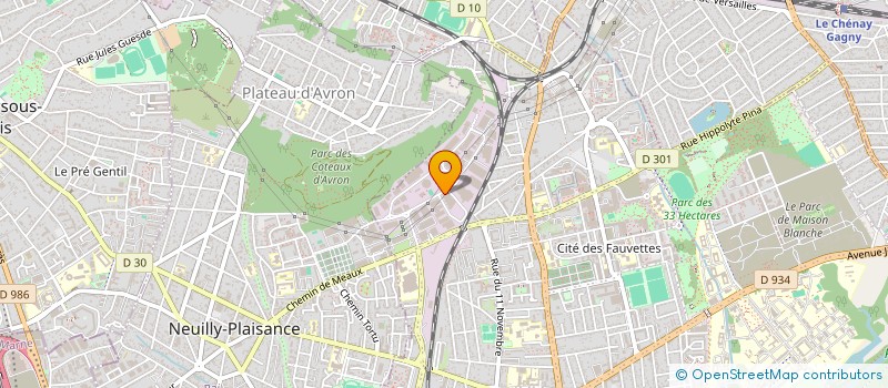 localisation de l'entreprise EURO'CONFIZZ à NEUILLY-SUR-MARNE