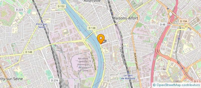 localisation de l'entreprise EURO CONSEIL à ALFORTVILLE