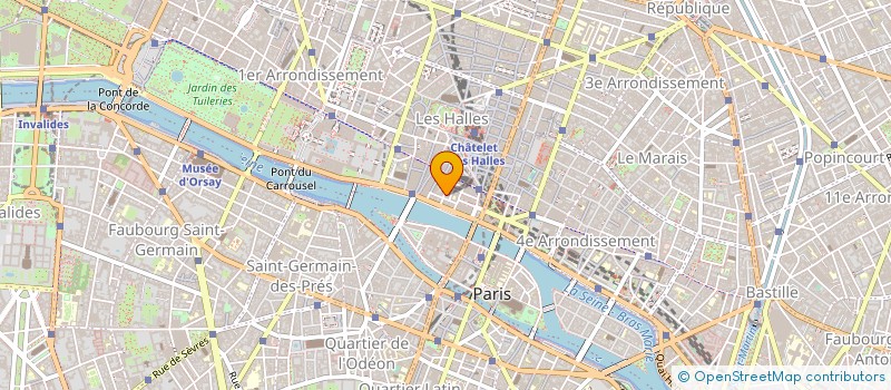 localisation de l'entreprise EURO CONSEILS ORGANISATION à PARIS