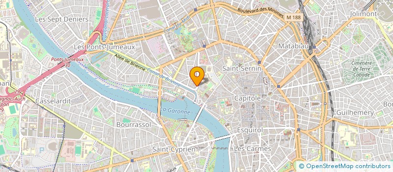 localisation de l'entreprise EURO CONSEILS SARL à TOULOUSE