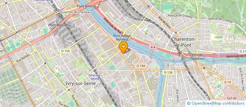 localisation de l'entreprise EURO CONSTRUCT TCE à IVRY-SUR-SEINE