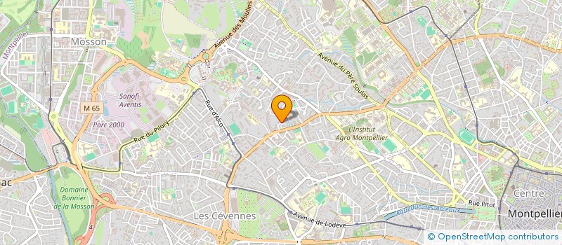 localisation de l'entreprise EURO CONSTRUCTION à MONTPELLIER