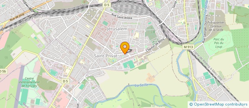 localisation de l'entreprise EURO-CONSTRUCTION-BATI à MONTIGNY-LES-METZ