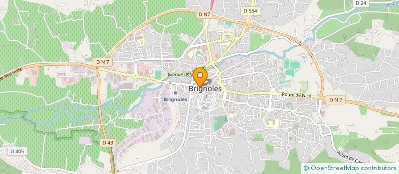 localisation de l'entreprise EURO CONSTRUCTION ET RENOVATION  BRIGNOLES