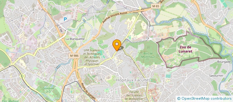localisation de l'entreprise EURO CONSTRUCTION RENOVATION à MONTPELLIER