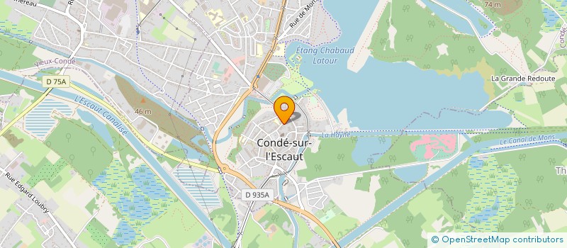 localisation de l'entreprise EURO CONSTRUCTIONS  CONDE-SUR-L'ESCAUT