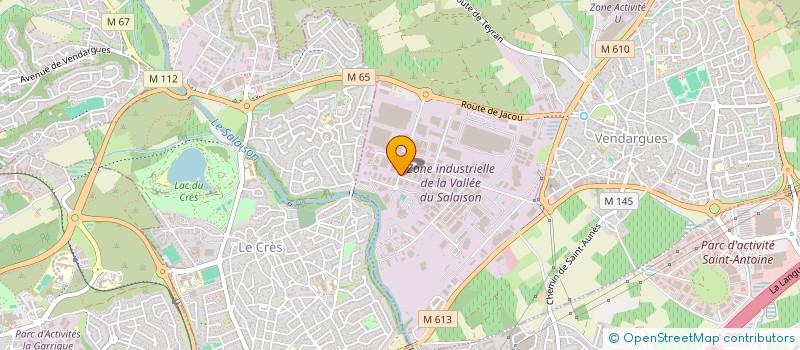 localisation de l'entreprise EURO CONSTRUCTIONS à VENDARGUES