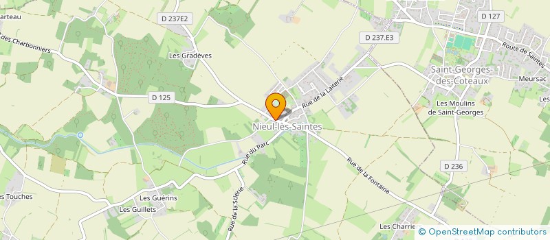 localisation de l'entreprise EURO CONSTRUCTIONS  NIEUL-LES-SAINTES