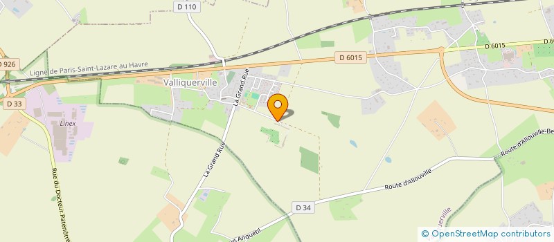 localisation de l'entreprise EURO-CONSTRUCTIONS  VALLIQUERVILLE