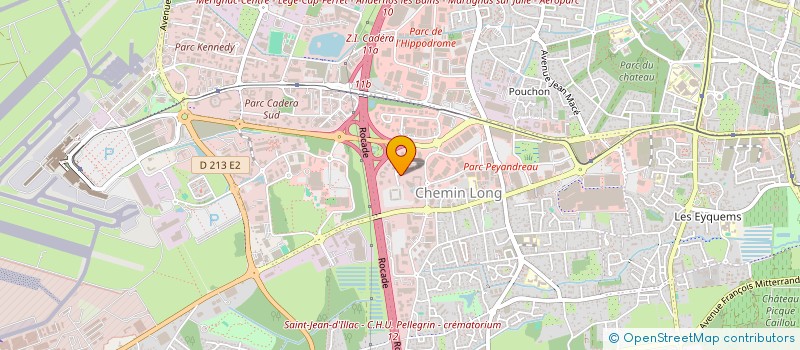 localisation de l'entreprise EURO CONSULT  MERIGNAC