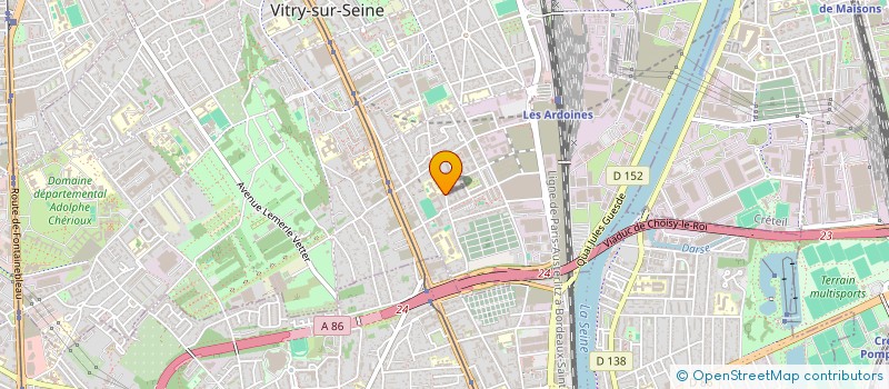 localisation de l'entreprise EURO CONSULT à VITRY-SUR-SEINE
