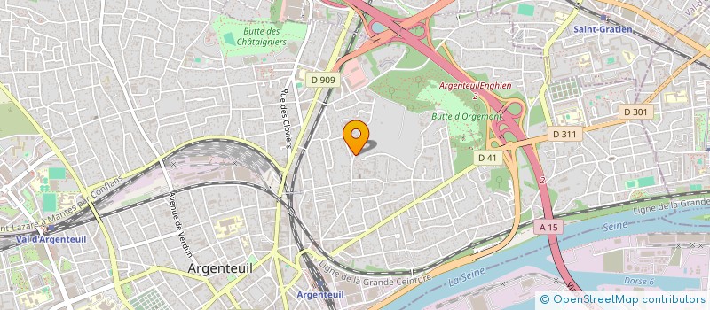 localisation de l'entreprise EURO CONSULTANTS  ARGENTEUIL