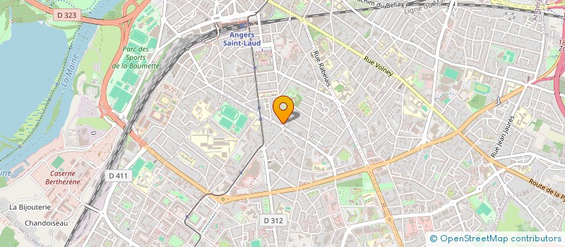 localisation de l'entreprise EURO CONSULTING SERVICE à ANGERS