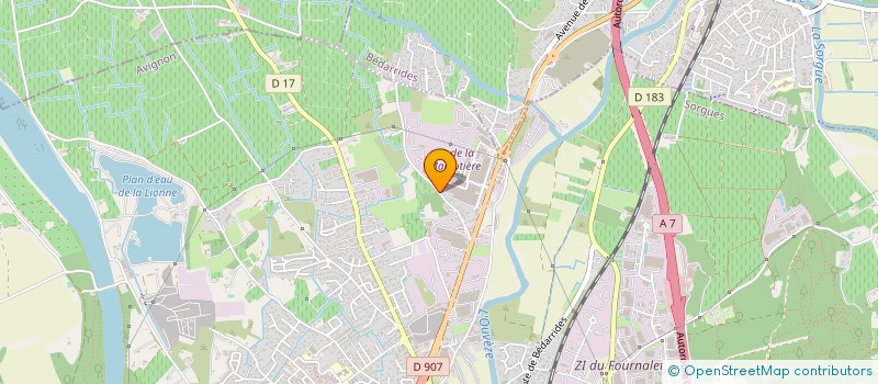 localisation de l'entreprise EURO CONTROLE à SORGUES