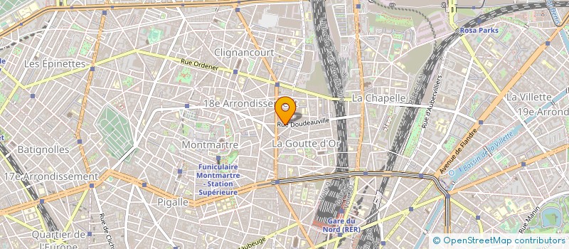 localisation de l'entreprise EURO COSMETIC COM à PARIS