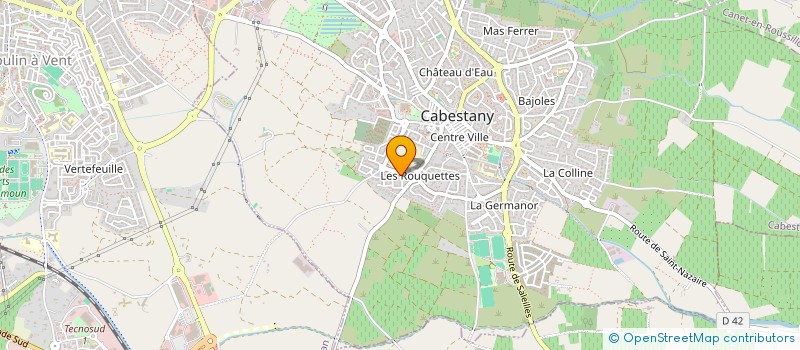 localisation de l'entreprise EURO COURSES  CABESTANY