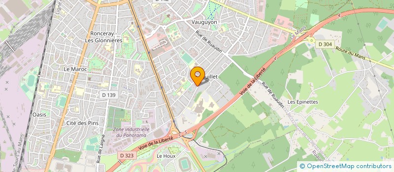 localisation de l'entreprise EURO COURTAGE à LE MANS