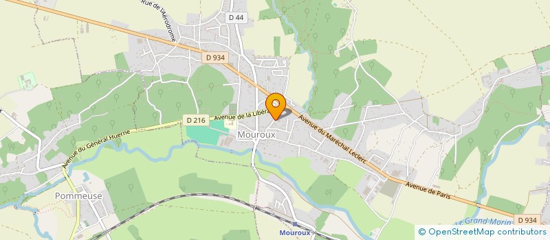 localisation de l'entreprise EURO COURTAGE à MOUROUX