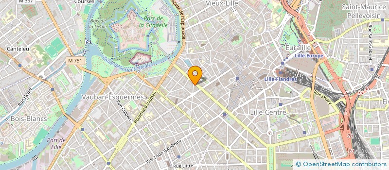 localisation de l'entreprise EURO COURTAGE à LILLE