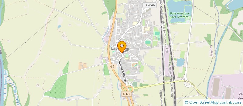 localisation de l'entreprise EURO COURTAGE ASSURANCES  LAPALUD