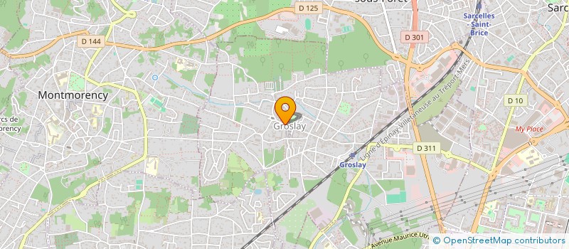 localisation de l'entreprise EURO COUVERTURE à GROSLAY