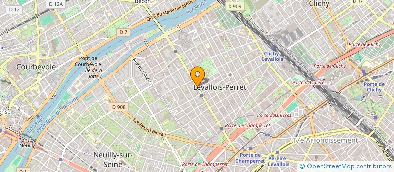 localisation de l'entreprise EURO CRM FRANCE à LEVALLOIS-PERRET