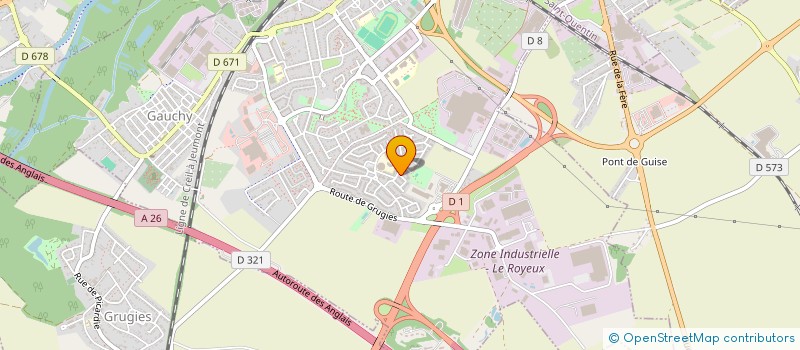 localisation de l'entreprise EURO CRMI à GAUCHY