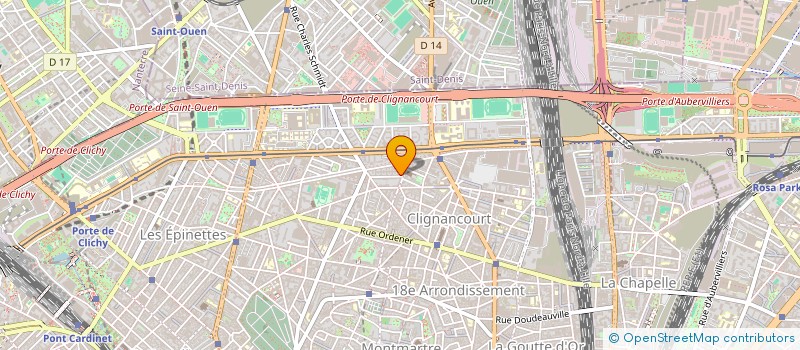 localisation de l'entreprise EURO CYCLES DISTRIBUTION  PARIS