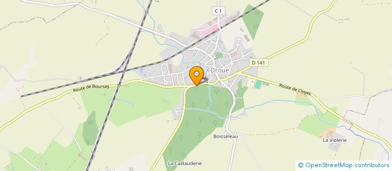 localisation de l'entreprise EURO DALLES INTERNATIONAL à DROUE