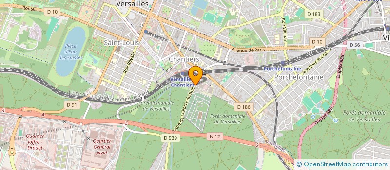 localisation de l'entreprise EURO DECISION à VERSAILLES