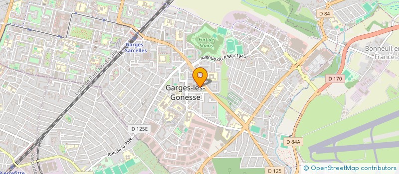 localisation de l'entreprise EURO DECO  GARGES-LES-GONESSE