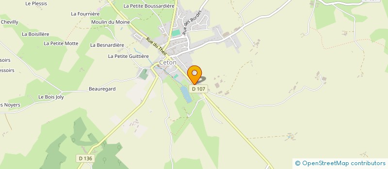 localisation de l'entreprise EURO DECO PLATRE à CETON