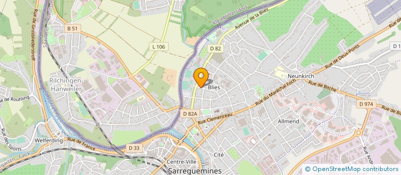 localisation de l'entreprise EURO-DELICATESSE à SARREGUEMINES