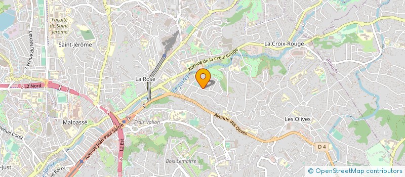 localisation de l'entreprise EURO DENTAL à MARSEILLE