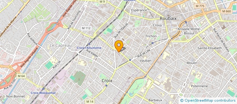 localisation de l'entreprise EURO DEPOT à ROUBAIX