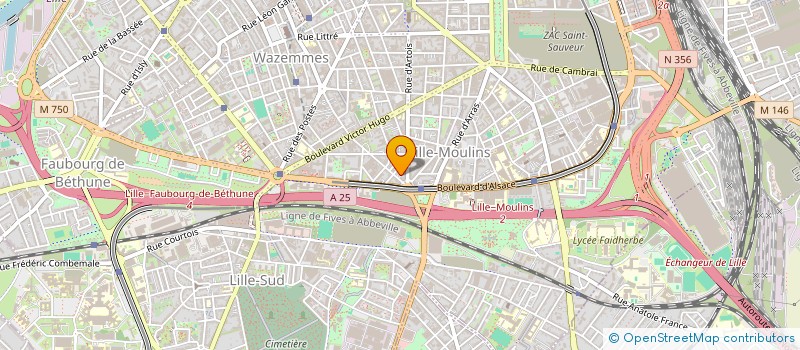 localisation de l'entreprise EURO DEPOT  LILLE