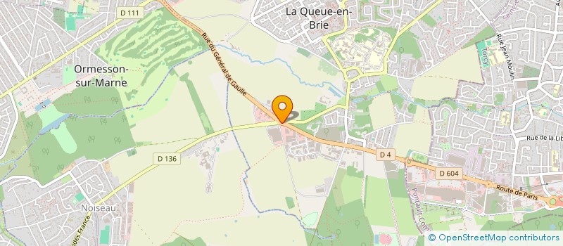 localisation de l'entreprise EURO DES NATIONS à LA QUEUE-EN-BRIE