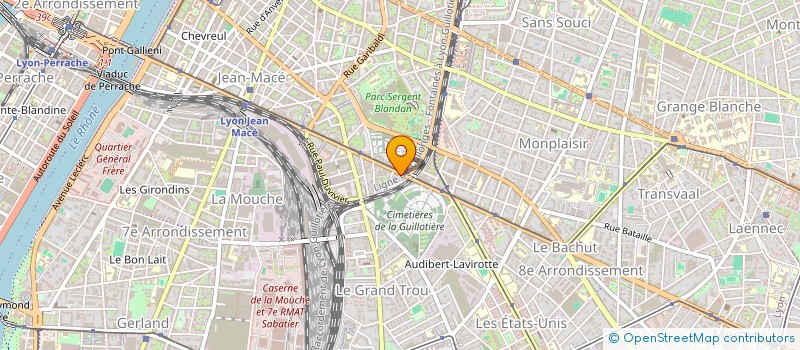 localisation de l'entreprise EURO DESIGN à LYON