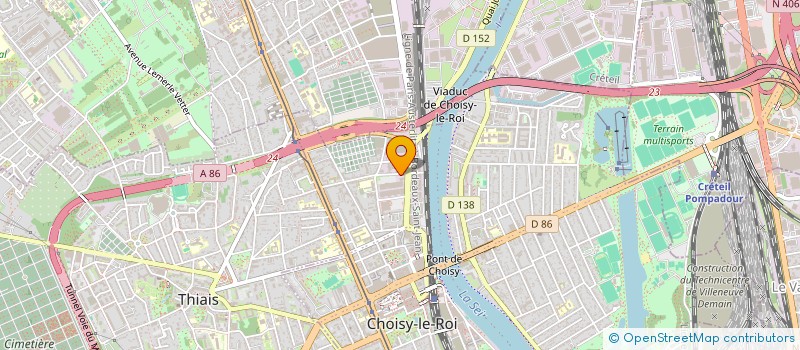 localisation de l'entreprise EURO DIAGNOSTIC  CHOISY-LE-ROI