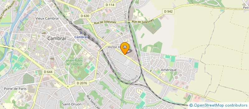 localisation de l'entreprise EURO-DIDACT à CAMBRAI