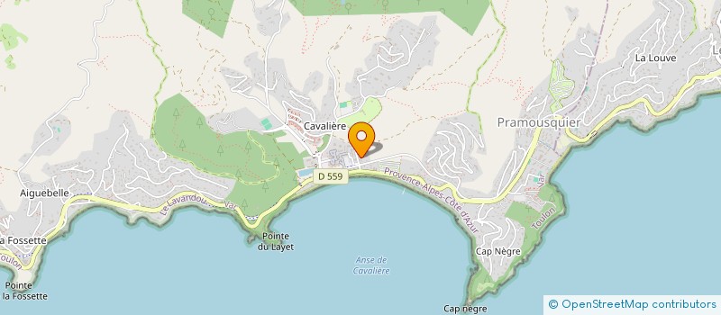 localisation de l'entreprise EURO DIFFUSION à LE LAVANDOU