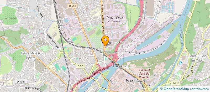 localisation de l'entreprise EURO DIFFUSION MENAGER à METZ