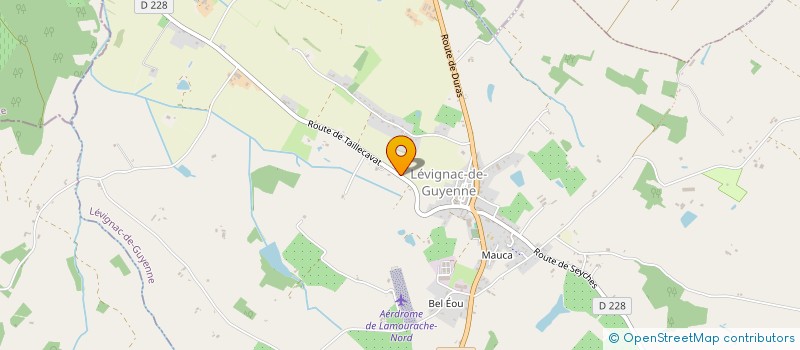 localisation de l'entreprise EURO DIFFUSION SERVICE à LEVIGNAC-DE-GUYENNE