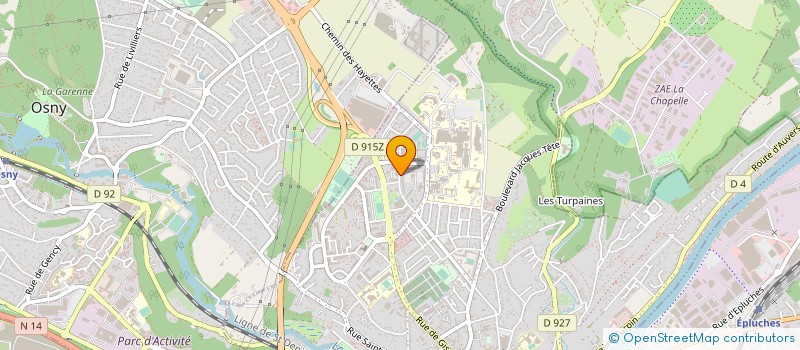 localisation de l'entreprise EURO DISCOUNT MARKET  PONTOISE