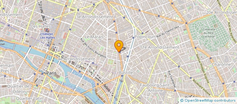 localisation de l'entreprise EURO-DISTRI à PARIS