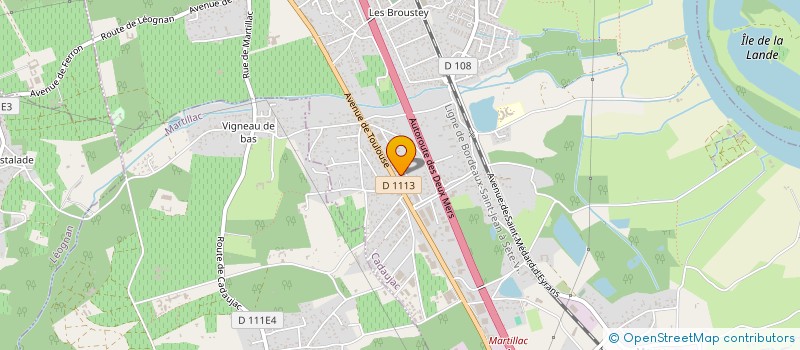 localisation de l'entreprise EURO DISTRI CASH  CADAUJAC