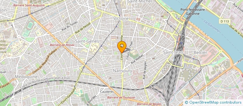 localisation de l'entreprise EURO DISTRIBUTION à BORDEAUX