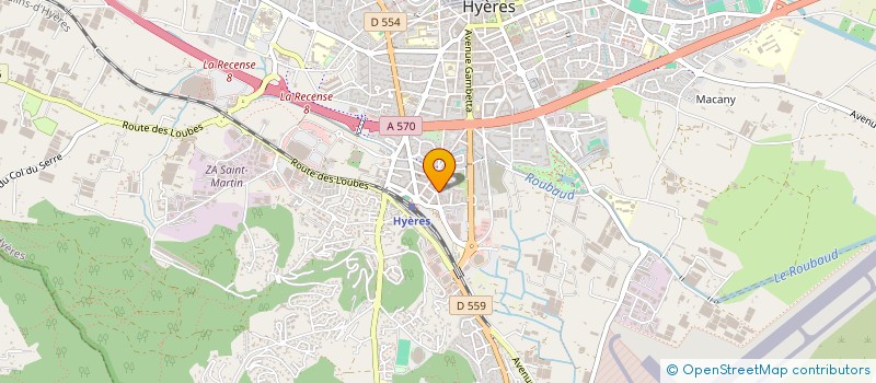 localisation de l'entreprise EURO DISTRIBUTION  HYERES